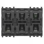 01486 - 6 кнопок + актуатор-реле NO 16 A 120-240 V~ 50/60 Hz-3 m, глубина -37mm, PLANA, ARKE, EIKON, для систем домашней автоматики By-me Plus