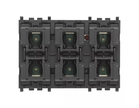 01487 – 6 butoane + actuator releu 1 jaluzele cu lamele orientate, iesire releu, PLANA, ARKE, EIKON, pentru sistemele de automatizare a locuintei By-me Plus