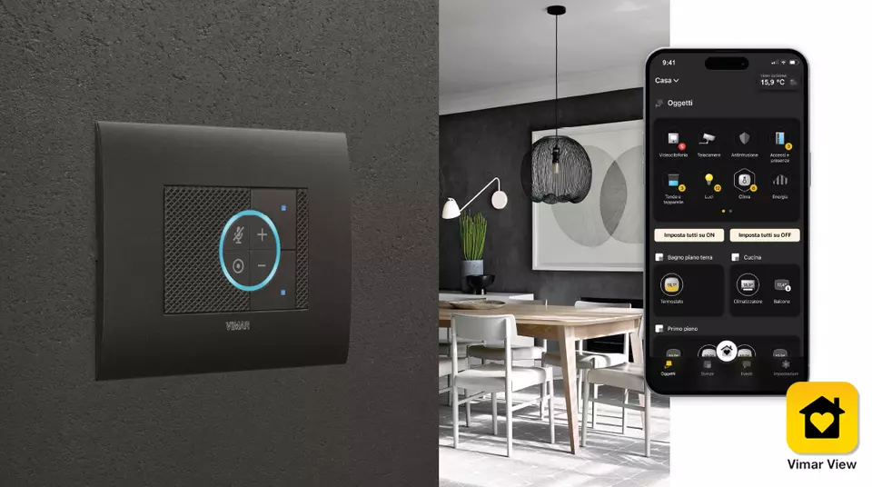 vimar eikon smart home, asistenți vocali apple home kit, hey google, SmartThings, alexa