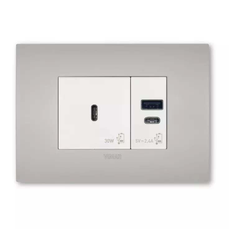 vimar prize modulare, prize modulare albe, prize USB, prize USB-C