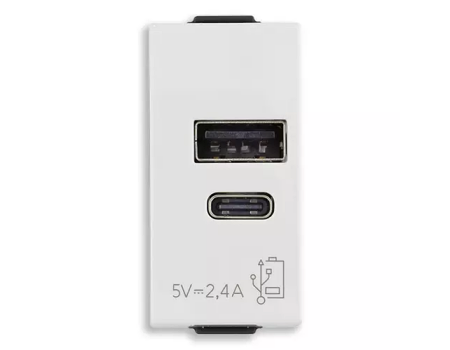 vimar priza usb alba, priza USB-C alba, priza TYPE-C
