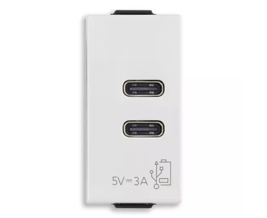 vimar priza usb alba, priza USB-C alba, priza TYPE-C