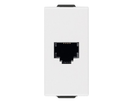 priza RJ45 Cat6 Netsafe UTP 110, priza rj11 alba, vimar, priza internet modulara, розетка компьютерная, розетка интернет