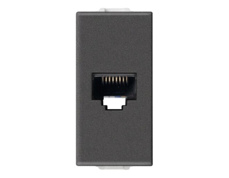 priza rj45 cat5 neagra, vimar компьютерная розетка, priza internet modulara