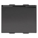 09463.CM Электронный выключатель для вертикального бейджа черный 2 модуля, Серия NEVE