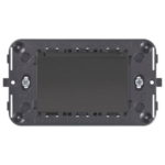 09465.CM Электронный выключатель для вертикального бейджа черный 3 модуля, Серия NEVE