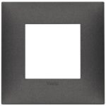 09662.14 Накладка (рамка) Neve UP 2 модуля  цвет: матовый графит