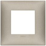 09662.23 Накладка (рамка) Neve UP 2 модуля  цвет: матовый титан