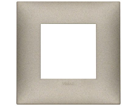 09662.23 Placa (rama) decorativa Neve UP 2 module, culoarea  Titaniu mat