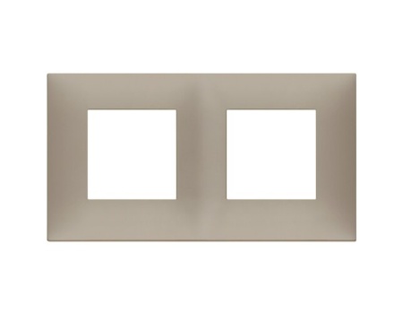 09664.12 Placa (rama) decorativa Neve UP 4 (2+2) module, culoarea  Gri porumbel Mat