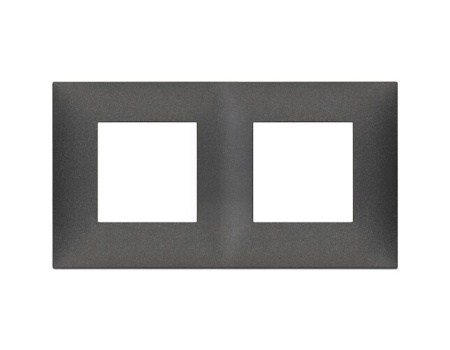 09664.14 Placa (rama) decorativa Neve UP 4 (2+2) module, culoarea Carbon mat (Total Look)