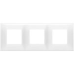 09666.01 Накладка (рамка) Neve UP 6 модулей (2+2+2) белая