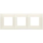 09666.02 Накладка (рамка) Neve UP 6 модулей (2+2+2) цвета слоновой кости