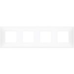 09668.11 Placa (rama) decorativa Neve UP 8 (2+2+2+2) module, culoarea  alba mat