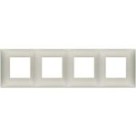 09668.22 Накладка (рамка) Neve UP 8 модулей (2+2+2+2) цвет: матовый никель