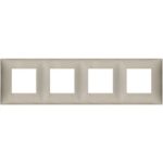 09668.23 Placa (rama) decorativa Neve UP 8 (2+2+2+2) module, culoarea  Titaniu mat