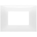 09673.01 Накладка (рамка) Neve UP 3 модуля белая