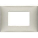 09673.22 Накладка (рамка) Neve UP 3 модуля цвет: матовый никель