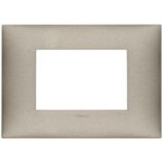 09673.23 Placa (rama) decorativa Neve UP 3 module, culoarea  Titaniu mat