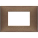 09673.24 Накладка (рамка) Neve UP 3 модуля цвет: матовая медь