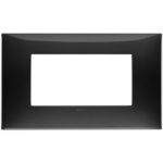 09674.04 Накладка (рамка) Neve UP 4 модуля черная