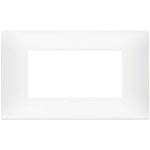09674.11 Placa (rama) decorativa Neve UP 4 module, culoarea  alba mat