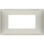 09674.22 Накладка (рамка) Neve UP 4 модуля  цвет: матовый никель