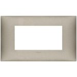 09674.23 Накладка (рамка) Neve UP 4 модуля  цвет: матовый титан