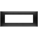 09677.04 Накладка (рамка) Neve UP 7 модулей черная