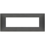 09677.14 Накладка (рамка) Neve UP 7 модулей цвет: матовый графит