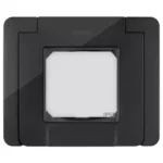 Priză exterioară Vimar IP55, vimar neve up placa ermetica decorativa IP55, placa ermetica pentru priza neagra