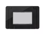 vimar neve up placa ermetica decorativa IP55, placa ermetica pentru priza neagra