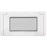 Priză exterioară Vimar IP55, vimar neve up placa ermetica decorativa IP55, placa ermetica pentru priza alba
