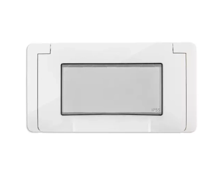 vimar neve up placa ermetica decorativa IP55, placa ermetica pentru priza alba