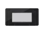 vimar neve up placa ermetica decorativa IP55, placa ermetica pentru priza neagra