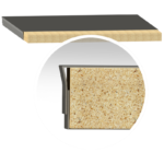 Панель обитая листовой сталью