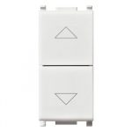 14062 Переключатель для роллет белый 1 модуль, Серия Plana