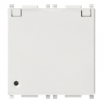 14208.C Розетка белая 2 модуля, Серия Plana