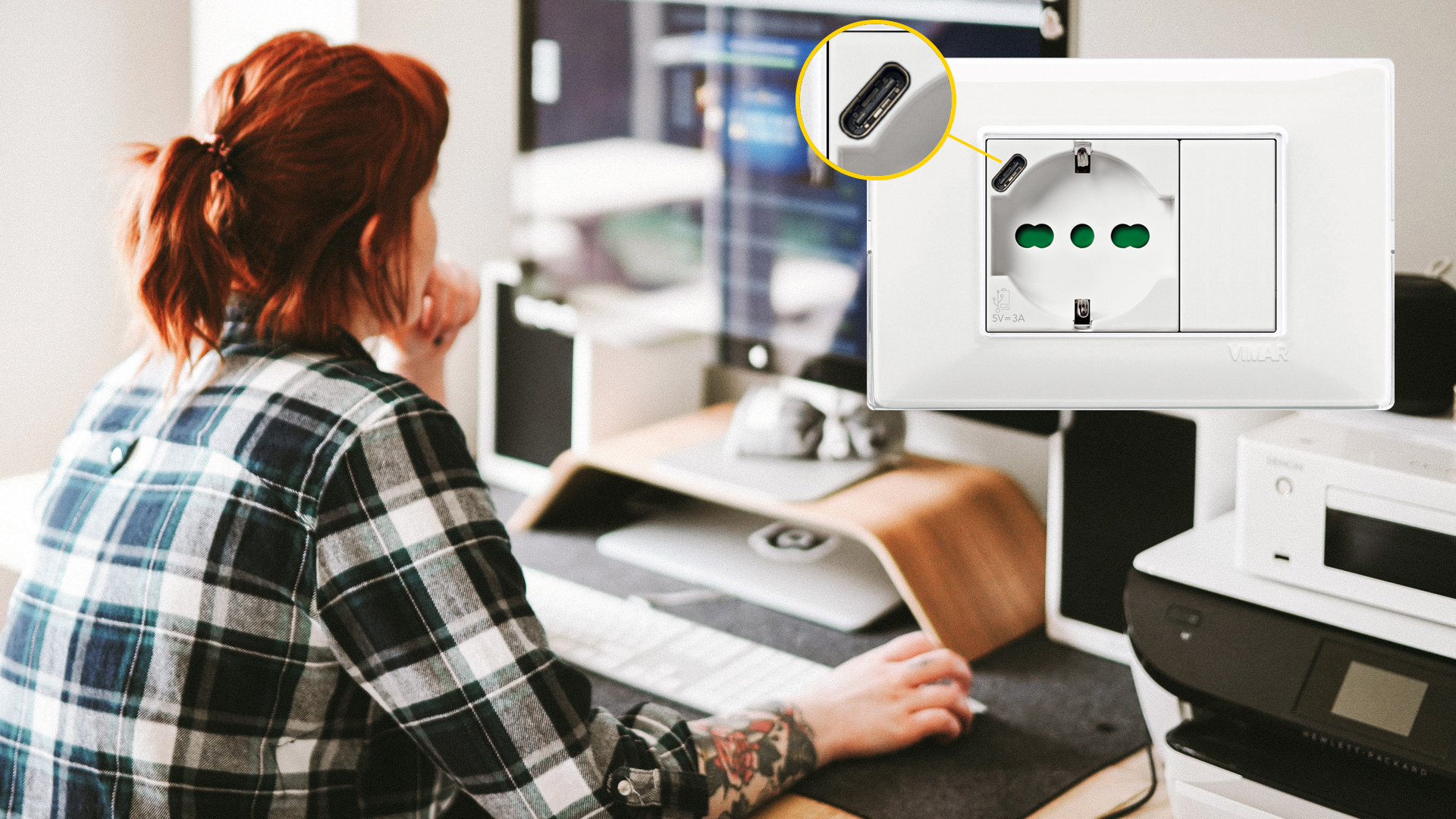 модульная розетка USB-C, USB Type-C | priza modulara USB-C, USB Type-C