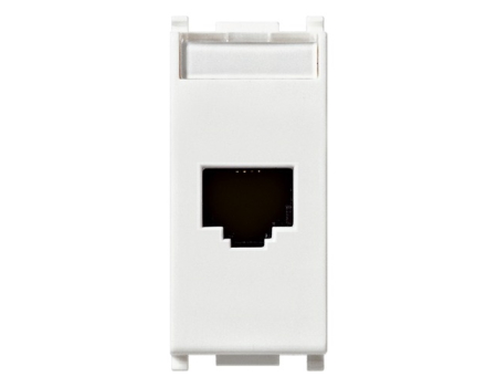 priza rj45 alba vimar plana, priza internet modulara, priza calculator, розетка интернетная, розетка компьютерная rj45 белая