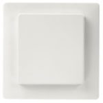 14642.C.01 Placa (rama) decorativa PLANA, 2 module, culoarea cu capac BIANCO