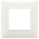 14642.02 Placa (rama) decorativa PLANA, 2 module, culoarea AVORIO