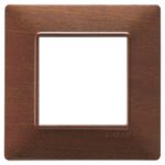 14642.33 Placa (rama) decorativa PLANA, 2 module, culoarea MAKORE