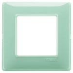 14642.44 Placa (rama) decorativa PLANA, 2 module, culoarea REFLEX MENTA