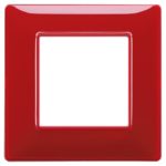 14642.51 Placa (rama) decorativa PLANA, 2 module, culoarea REFLEX RUBINO