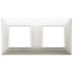 14643.21 Накладка (рамка) PLANA, 4 модуля (2+2) NICHEL OPACO