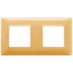 14643.43 Накладка (рамка) PLANA, 4 модуля (2+2) Reflex ambra
