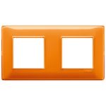 14643.48 Накладка (рамка) PLANA, 4 модуля (2+2) Reflex arancio