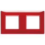 14643.51 Накладка (рамка) PLANA, 4 модуля (2+2)  Reflex rubino