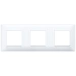 14644.01 Накладка (рамка) PLANA, 6 модулей (2+2+2) BIANCO